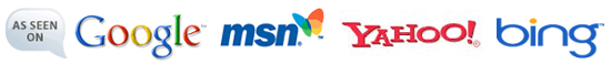 as seen on google msn yahoo bing
